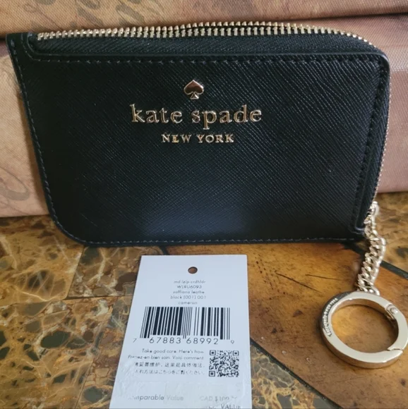 Kate Spade Black Card Holder - Picture 4 of 4